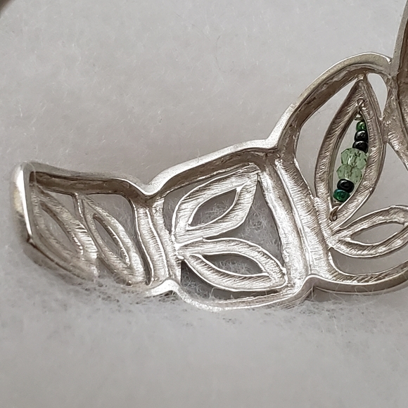 Silpada Sterling Silver Turquoise 'Garden Party' Cuff Bracelet B2182 - Picture 10 of 16